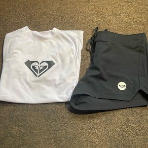 Roxy Swimwear Sleeve Rash Guard  | Bundle